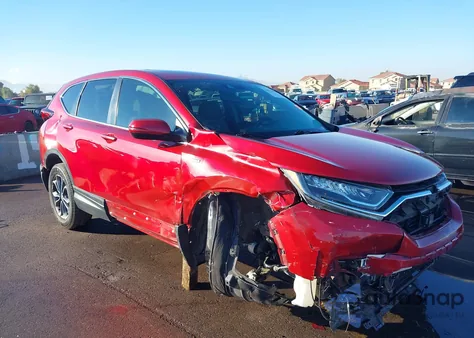 2021 Honda Cr-V Hybrid Ex from USA, damaged, VIN 7FART6H52ME012521